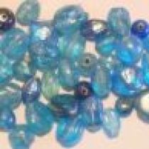 Mix Glass Beads AB/RB  Turquoise