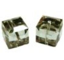 Swarovski Cubes(5601) - 6 mm -Black Diamond