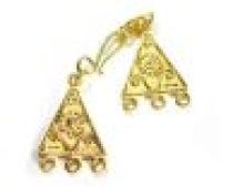 Vermail Gold Triangle Clasp 62x13.5mm