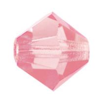 Preciosa® Crystal Bicone Beads Rose - 3mm