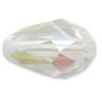Swarovski Pear (5500) Beads 12x8mm -Crystal AB