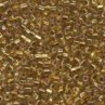 Seed beads size 6 Silver lined Gold (61)