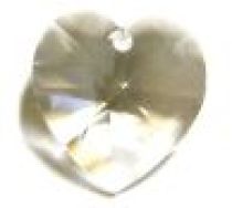 Swarovski Pendants Heart(6202) - 18mm -Crystal