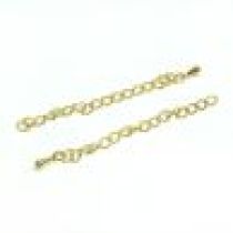  Extension chains - Gold plated