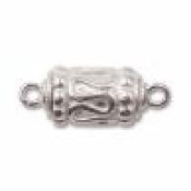 Sterling Silver Decorative Magnetic Clasp 8X 18 mm