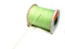 Waxed Cotton Cord 1mm-Lt. Green-100 Yards Roll 