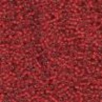 SEED BEAD 11/0 JAPANESE 20GM SILVER-LINED SQUARE HL RED MATT 68(M)