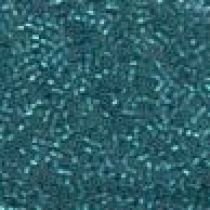 SEED BEAD 11/0 JAPANESE 20GM SILVER-LINED SQUARE HL TEAL MATT 81(M)