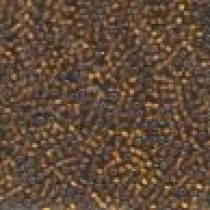 SEED BEAD 11/0 JAPANESE 20GM SILVER-LINED SQUARE HL BROWN MATT 84(M)