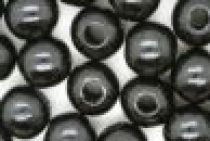 12mm Round Wooden Beads Dyed Black(35 beads) 