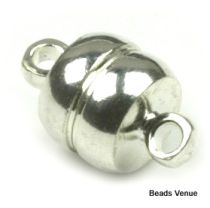 Magnetic Clasp Silver Plated  7 x 5.5.mm