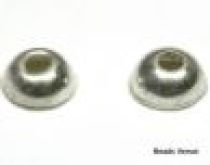 Sterling Silver Bead Cap 5 X 3 mm Hole 1.2 mm