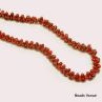  Red Bamboo Coral Peanut Shape -8 mm(16
