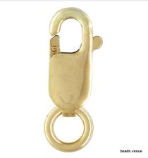 Gold Filled (14K)Lobster Clasp W/Ring- 4.0 x 10.0 mm- Wholesale Pack