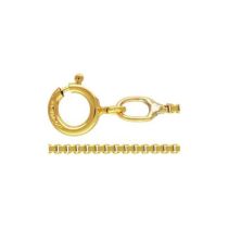 Gold Filled(14k) Box Chain(0.85mm)- 40 cms.