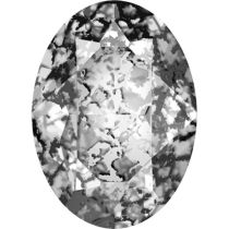 Swarovski Crystal Oval Fancy Stone4120 MM 8,0X 6,0 CRYSTAL BLACK-PAT F