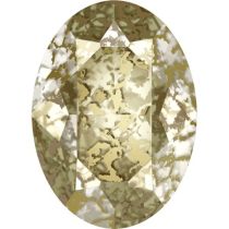 Swarovski Crystal Oval Fancy Stone4120 MM 8,0X 6,0 CRYSTAL GOLD-PAT F