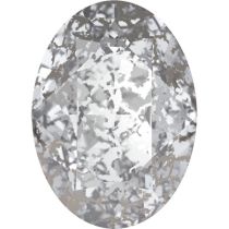 Swarovski Crystal Oval Fancy Stone4120 MM 8,0X 6,0 CRYSTAL SILVER-PATINA F