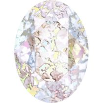 Swarovski Crystal Oval Fancy Stone4120 MM 8,0X 6,0 CRYSTAL WHITE-PATINA F