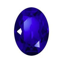 Swarovski Crystal Oval Fancy Stone4120 MM 25,0X 18,0 MAJESTIC BLUE F
