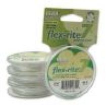 Flexrite Beading wire 7 Strand -- .018inch - 30 FT. --Pearl Silver 