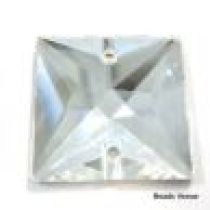 Swarovski 3240 Square Stone -22 mm Crystal (Foiled) Factory Pack