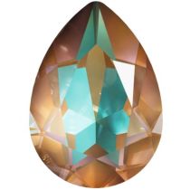 Swarovski Crystal Pear Fancy Stone4320 MM 18,0X 13,0 CRYSTAL CAPPUCCINO DELITE