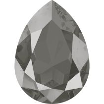 Swarovski Crystal Pear Fancy Stone4320 MM 14,0X 10,0 CRYSTAL DARK GREY