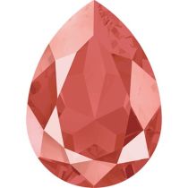 Swarovski Crystal Pear Fancy Stone4320 MM 18,0X 13,0 CRYSTAL LIGHT CORAL 