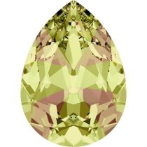 Swarovski Crystal Pear Fancy Stone4320 MM 18,0X 13,0 CRYSTAL LUMINGREEN F