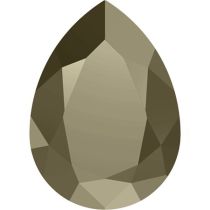 Swarovski Crystal Pear Fancy Stone4320 MM 6,0X 4,0 CRYSTAL METALLIC LIGHT GOLD F
