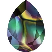 Swarovski Crystal Pear Fancy Stone4320 MM 18,0X 13,0 CRYSTAL RAINBOW DARK F
