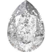 Swarovski Crystal Pear Fancy Stone4320 MM 18,0X 13,0 CRYSTAL SILVER-PATINAF
