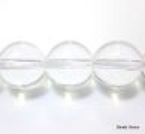  Crystal Quartz round-10mm( handcrafted size varies), App. 16