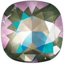 Swarovski Crystal Fancy Stone Cushion Square 4470 MM 10,0 CRYSTAL ARMY GREEN DELITE 