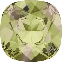 Swarovski Crystal Fancy Stone Cushion Square 4470 MM 10,0 CRYSTAL LUMINGREEN F