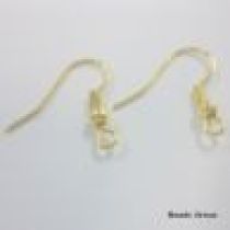 Ear Wire W/Ball & Coil -G/P -Wholesale pack