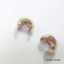  Gold Filled(14K) Crimp Covers 3.2mm