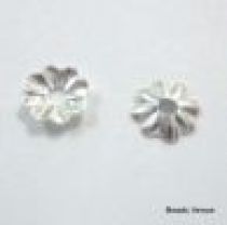 Sterling Silver Bead Cap 3.8mm W/1mm Hole- Wholesale Pack