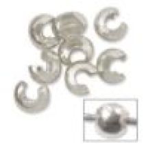Sterling Silver Crimp Covers 2.5mm-Wholesale Pack