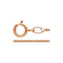 Rose Gold Filled(14k) Box Chain(0.85mm)- 45 cms.