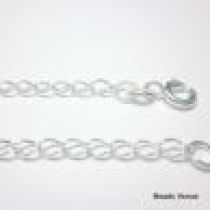  Sterling Silver Adjuster Chain W/Clasp -40 cms. 
