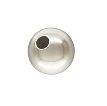 Sterling Silver Seamless Round Beads - 14mm(Anti Tarnish)- 50 pcs.