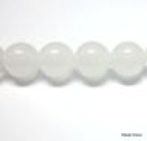  White Jade Round - 10 mm -16