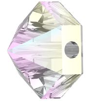 Swarovski  5060 Hexagonal Spike Bead (1 Hole) 5.5mm-Crystal AB