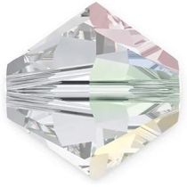 Preciosa® Crystal Bicone Beads Crystal AB - 4mm 