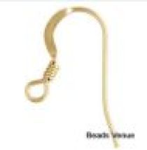  Gold Filled(14k) Earwire W/Coil-18mm-Wholesale Pack