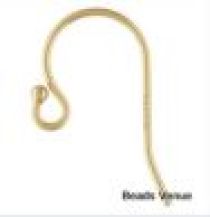  Gold Filled(14k) Sheppard Hook(18mm) with Ball(1.6mm) -Wholesale Pack