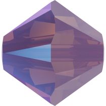 Swarovski Crystal 5328 Bicone Bead -5mm- Cyclamen Opal Shimmer