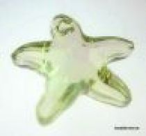 Swarovski  6721 Starfish Pendant- 16mm- Crystal Luminous Green